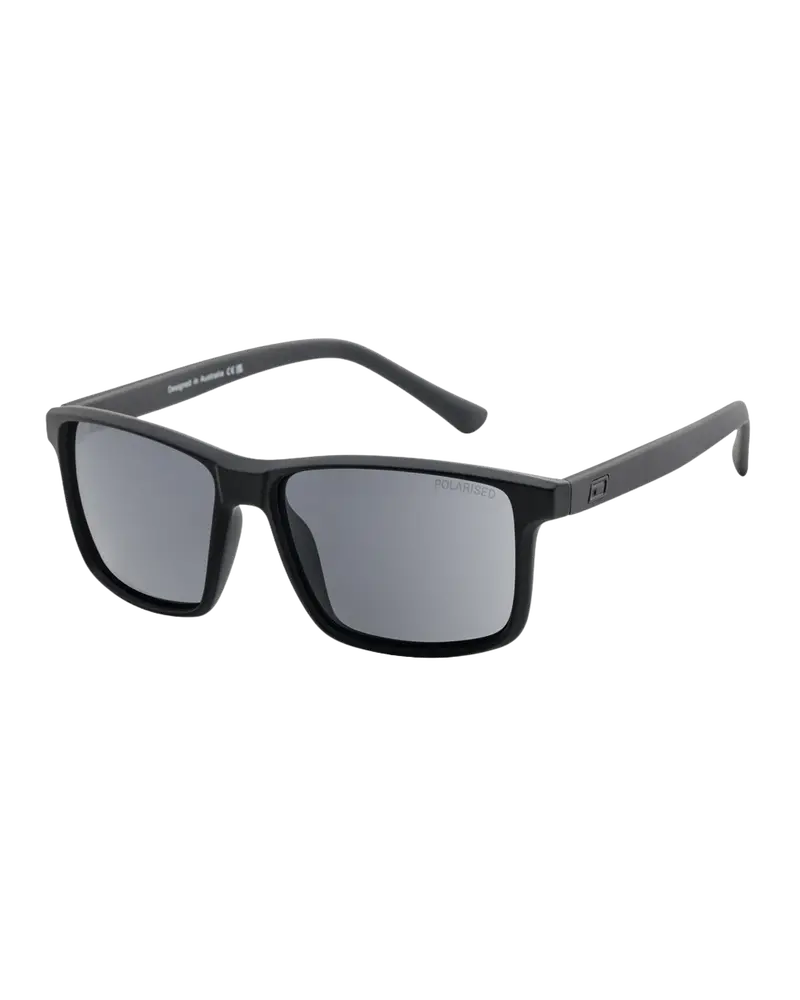 Mars Polarized Sunglasses – Grey Frame with Satin Black Lenses