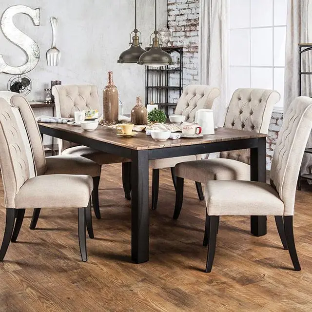MARSHALL Rustic Oak Extendable Dining Table