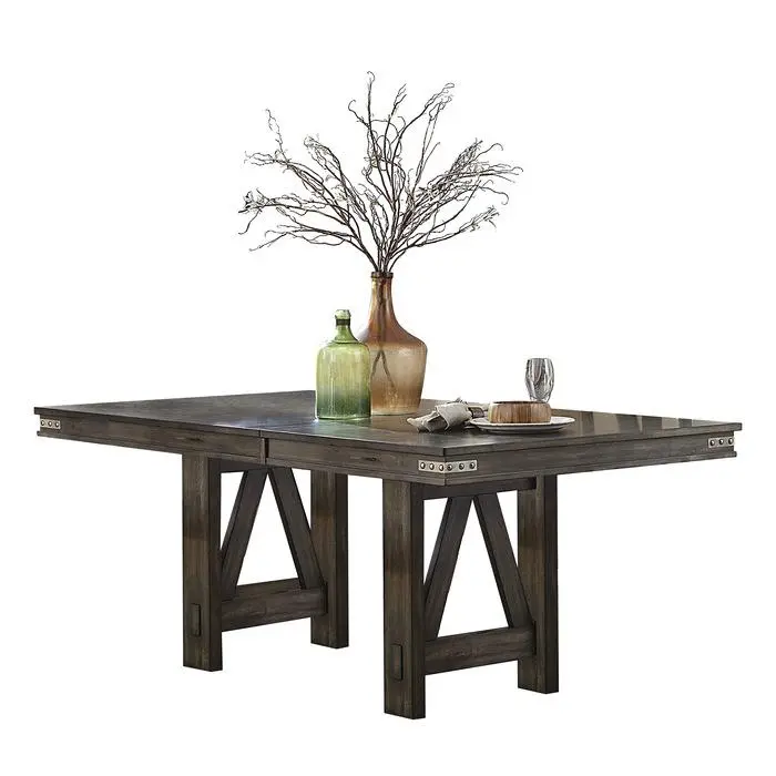 Mattawa Brown Rectangular Dining Table (Model 5518-78)