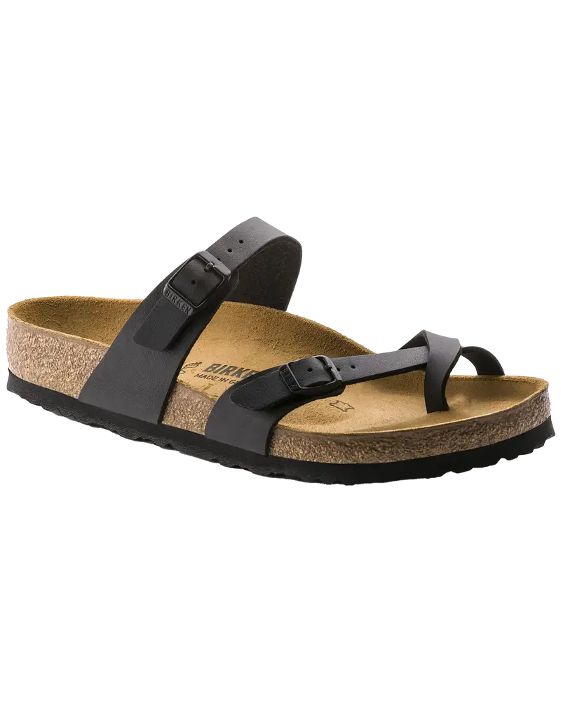 Mayari Adjustable Sandals – Sleek Black Leather Style