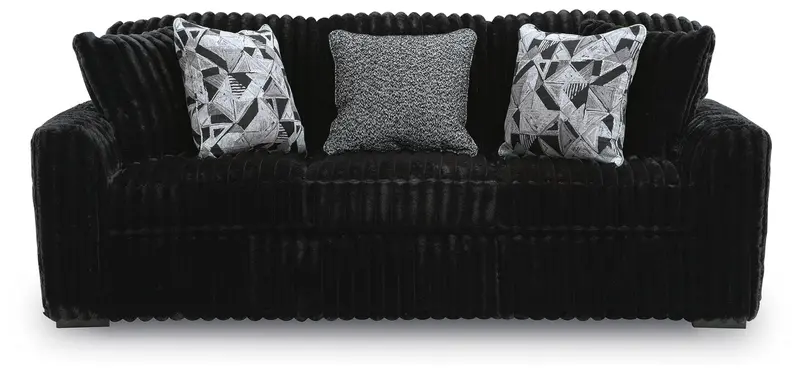 Midnight-Madness Two-Seater Sofa – Sleek Design for Compact Spaces