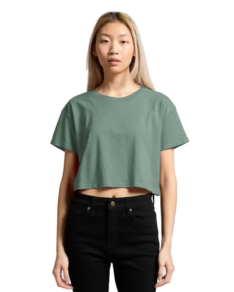 Mineral-Tinted Crop T-Shirt for Women