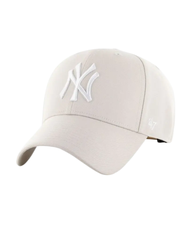 MLB New York Yankees MVP Snapback Cap – Bone Neutral Tone