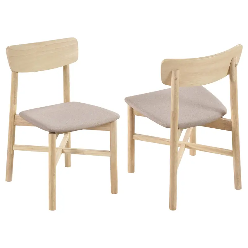 Modern Parkridge Dining Side Chair – Upholstered Wood Frame
