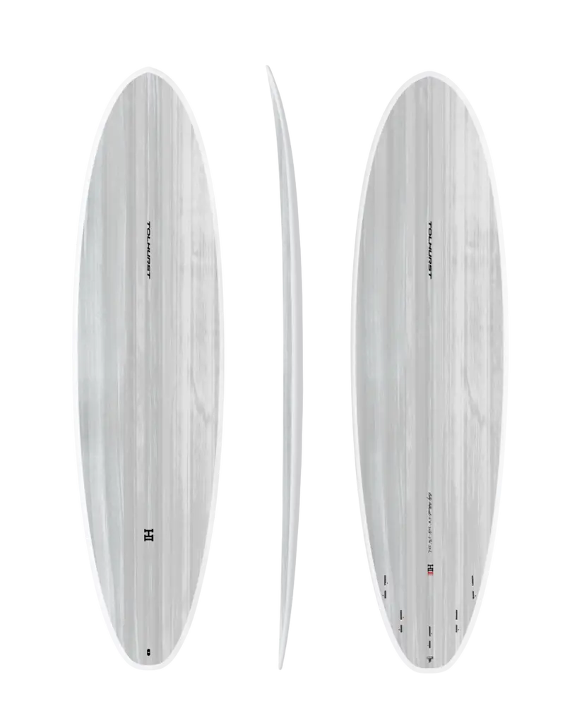 Moe Mini Surfboard – 6’6″ Thunderbolt Red