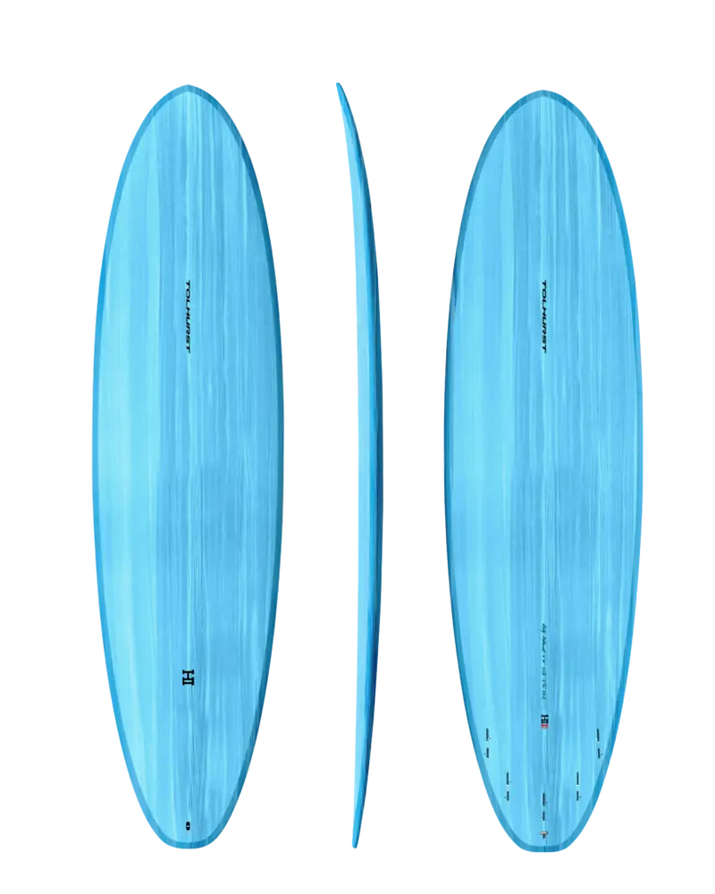 Moe Surfboard – 7’2″ Thunderbolt Red