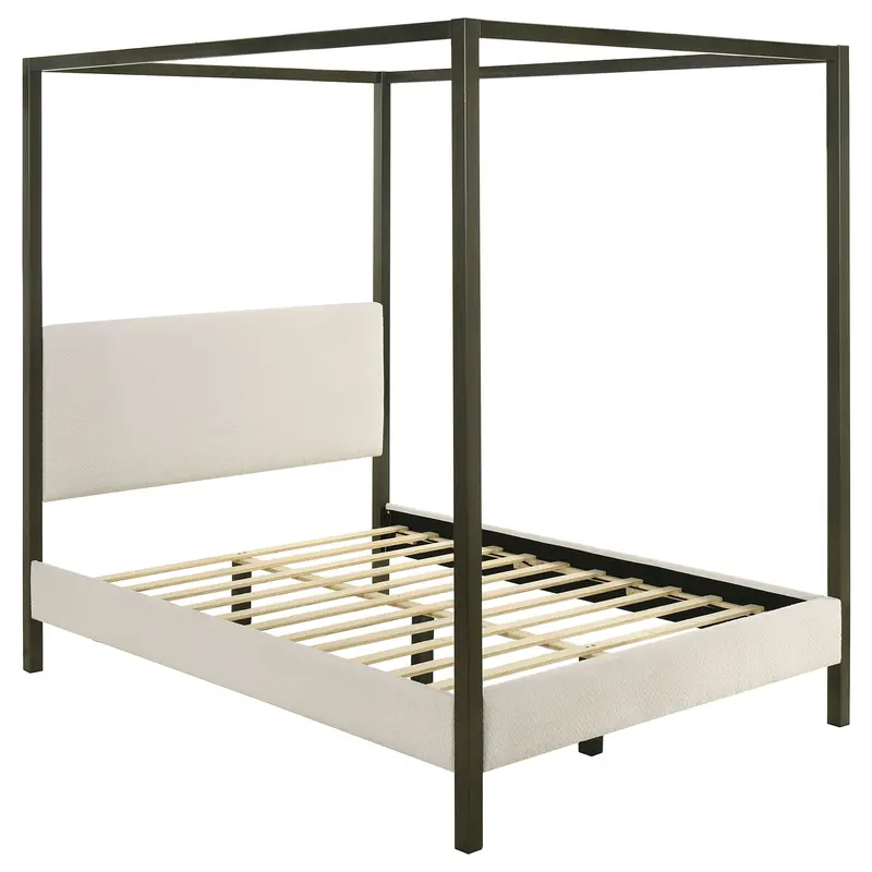 Monroe Canopy Platform Bed with Cal King Support
