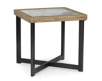 Montia Sleek Wood End Table