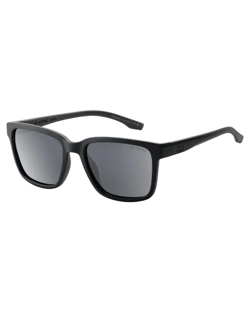Moose Polarized Sunglasses – Satin Black Frame with Grey Lens
