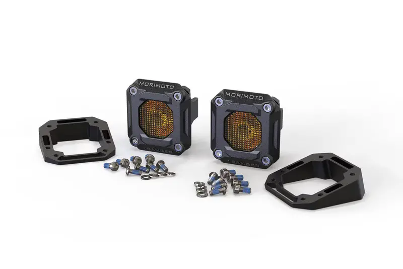 Morimoto 1Banger Flush Mount Kit – Low-Profile Installation Hardware for Single Pods