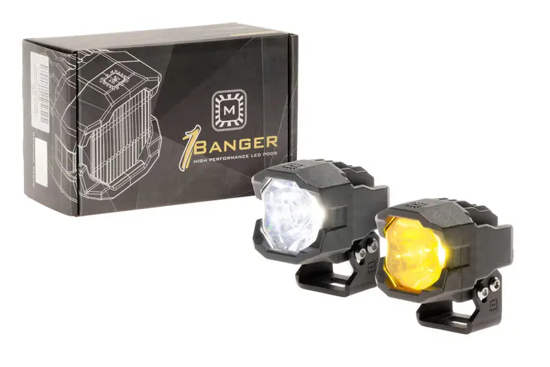 Morimoto 1Banger LED Pod Light – HXB Spot Beam for Long-Range Illumination
