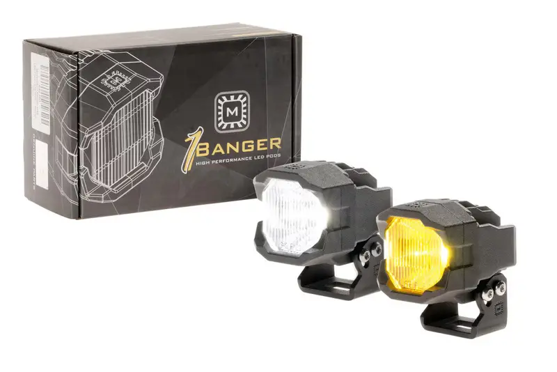 Morimoto 1Banger LED Pod Light – HXB Wide Beam for Enhanced Peripheral Coverage