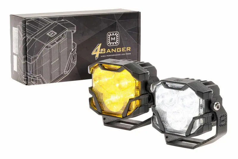 Morimoto 4Banger LED Pod Array – HXB Combo Beam for Full-Spectrum Off-Road Lighting
