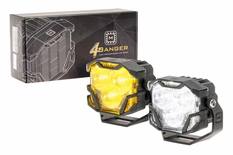 Morimoto 4Banger LED Pod Array – NCS Spot Beam with Industry-Leading Beam Control