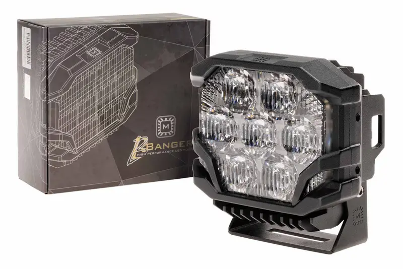 Morimoto BigBanger LED Pod Lights – HXB Combo-Beam Optic