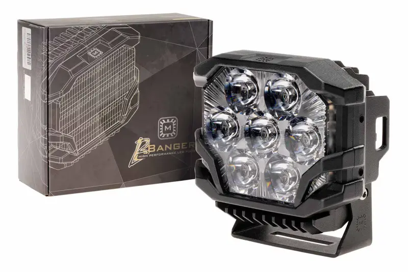 Morimoto BigBanger LED Pod Lights – HXB Spot-Beam Optic