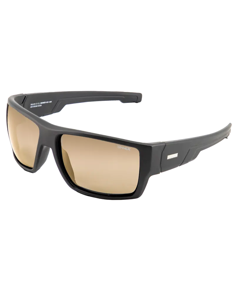 Morro Cry Light Grey and Brown Gold Mirror Sunglasses
