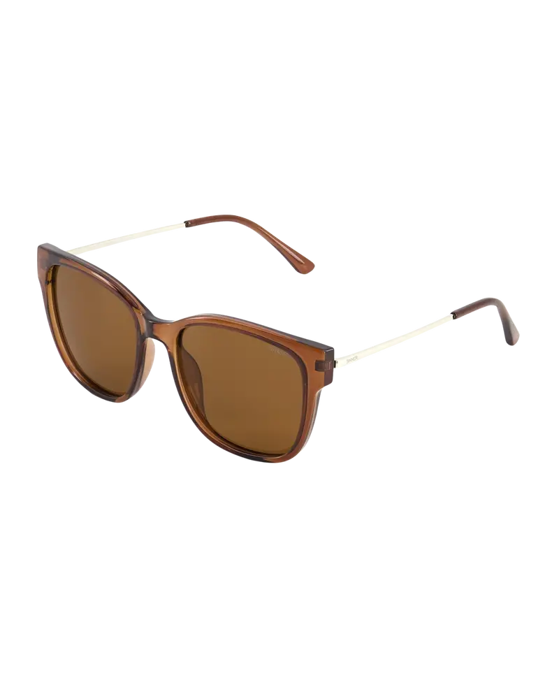 Mrauk Brown Frame Sunglasses Featuring Sintec Lenses
