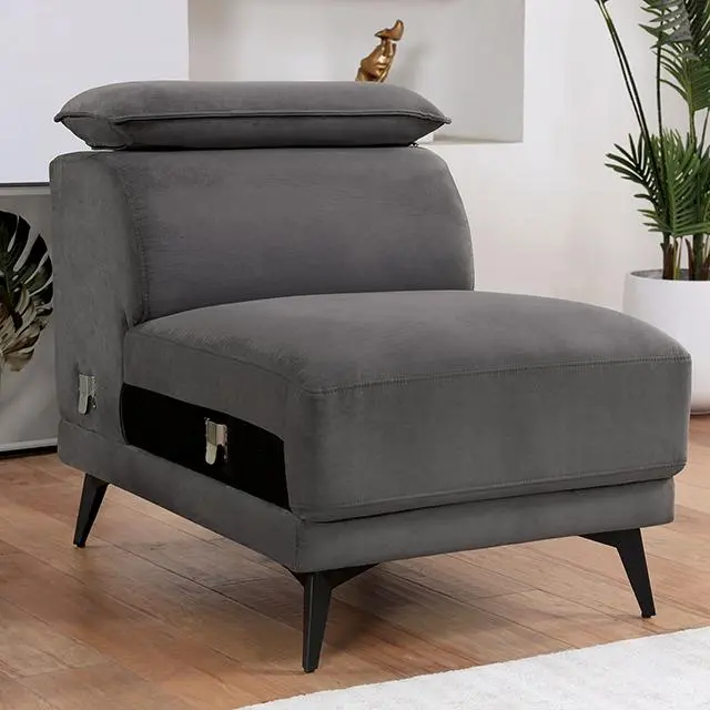 Napanee Armless Lounge Chair – Neutral Upholstery