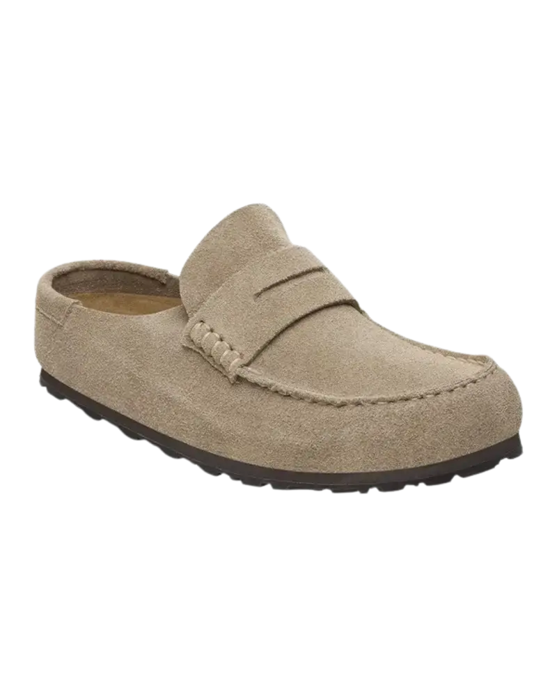 Naples 2.0 Taupe Suede Leather Shoes