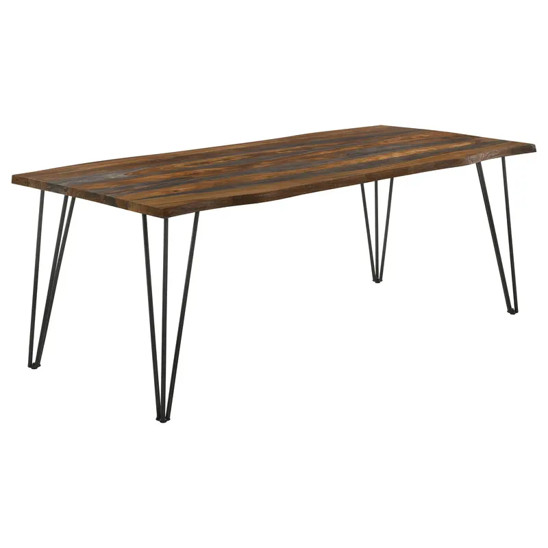 Neve Solid Ash Dining Table – Live-Edge Inspired Surface