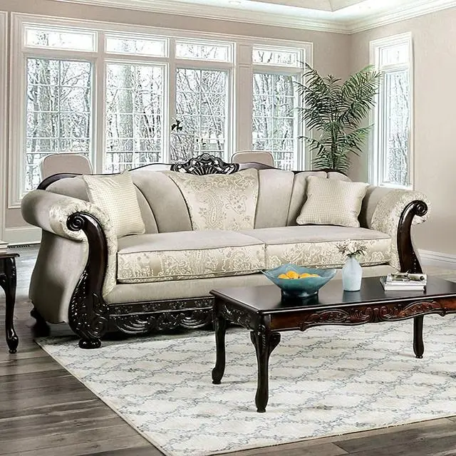Newdale Ivory Fabric Sofa
