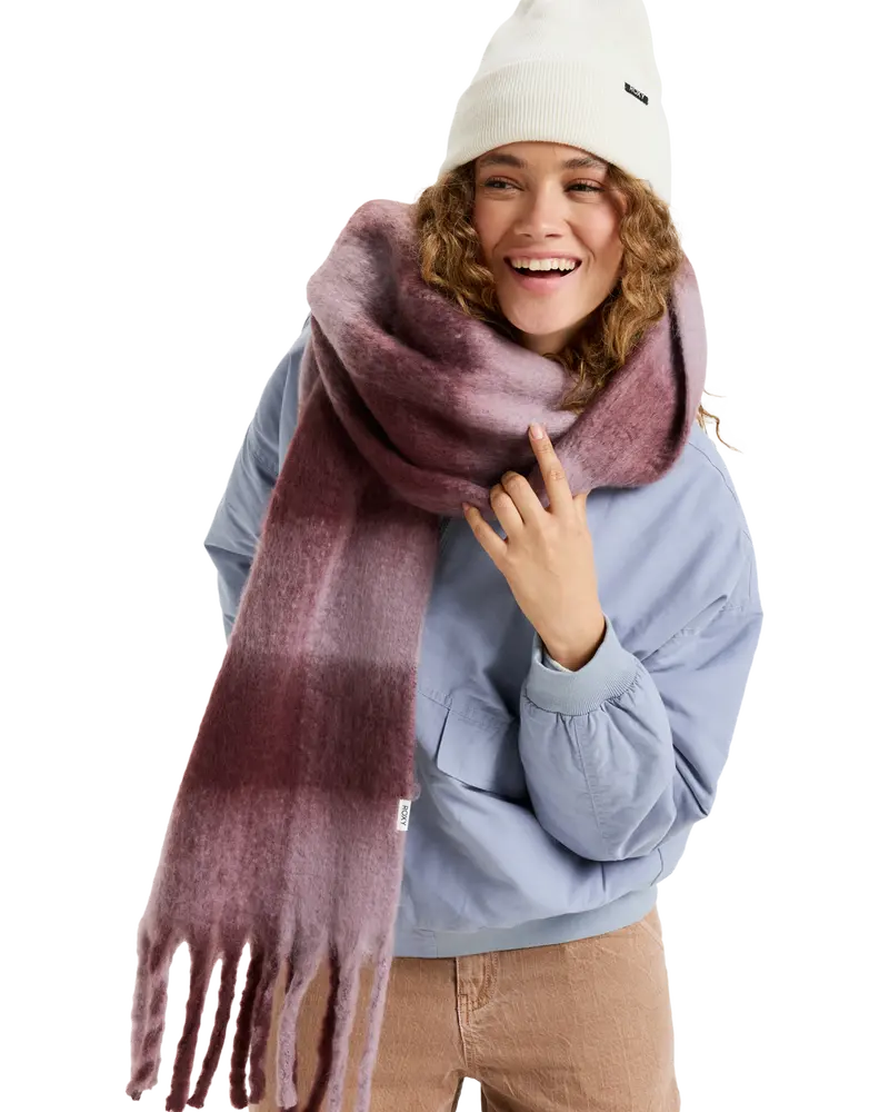 Nirvana Be Bold Plaid Cute Blush Scarf – Vibrant Youthful Accent