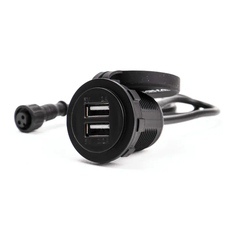 Nocqua Dual-Port Surface-Mount USB Adapter for Kayak Mounts