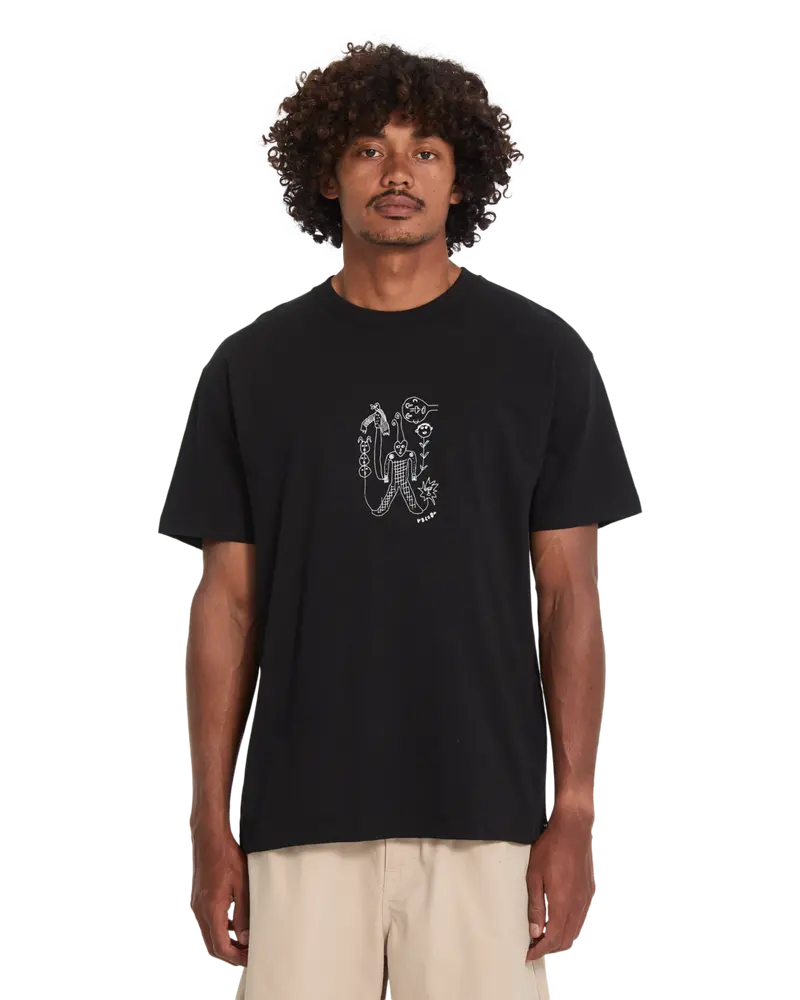 Nowhere Minimalist T-Shirt – Sleek Black Design