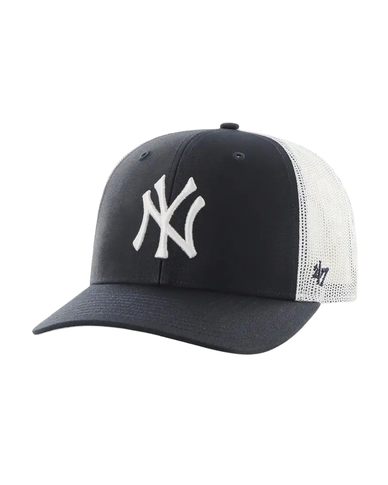 NY Yankees Navy Branson Trucker Snapback Cap