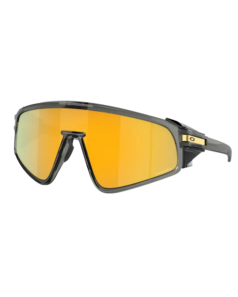 Oakley Latch Panel Prizm 24K Sunglasses – Grey Smoke Frame