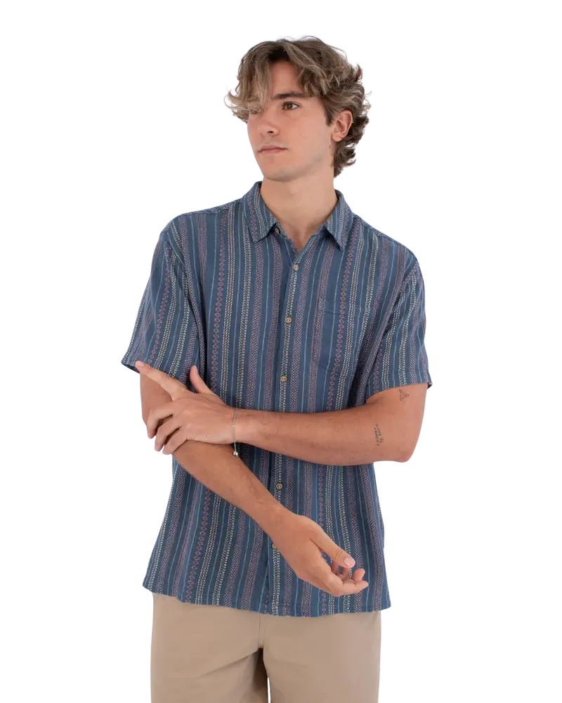Oceanside Short-Sleeve Shirt – Monsoon Hue