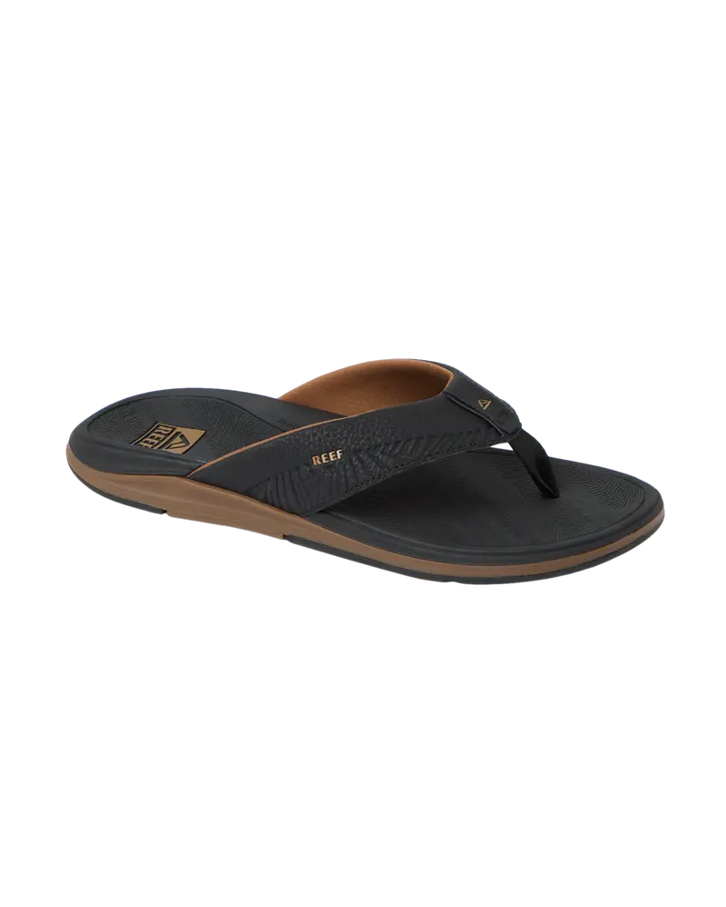 Offshore Black and Gum Flip Flops