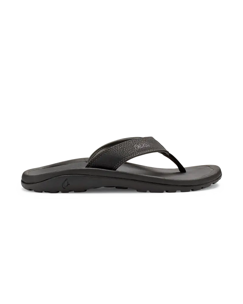 Ohana Black and Dark Shadow Flip-Flops