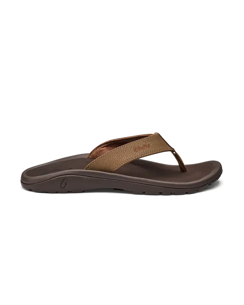 Ohana Tan and Dark Java Flip-Flops