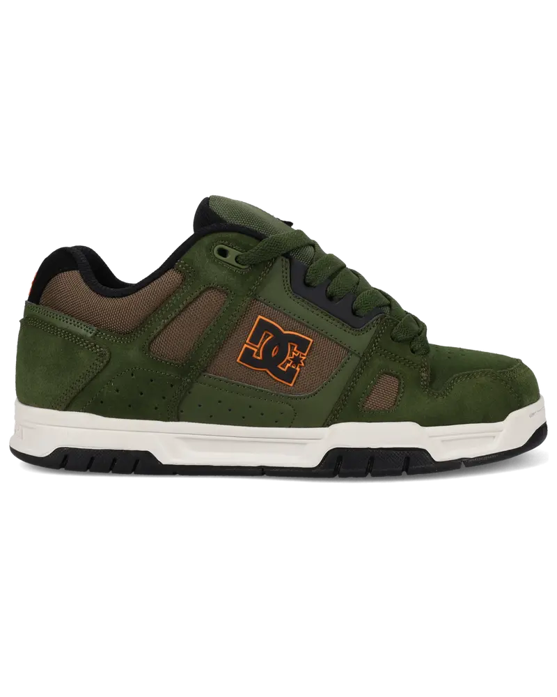 Olive and Off-White Stag Casual Shoes