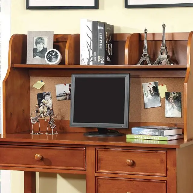 Omnus Oak Wall-Mounted or Freestanding Hutch