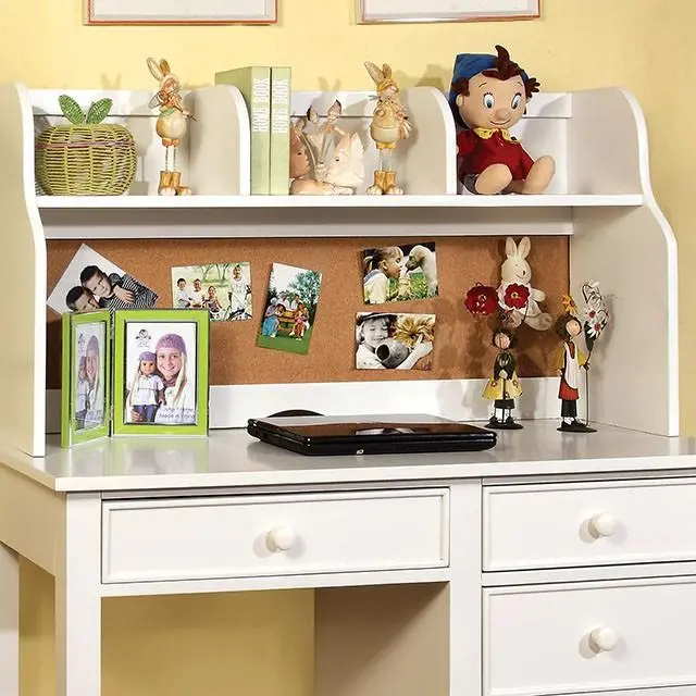 Omnus White Storage Hutch for Home Office or Dining Room