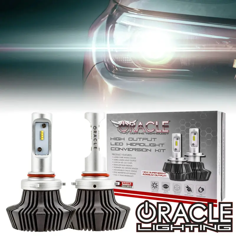 Oracle Lighting 9006 High-Lumen LED Fog Light Bulb Kit (4,000+ Lumens)