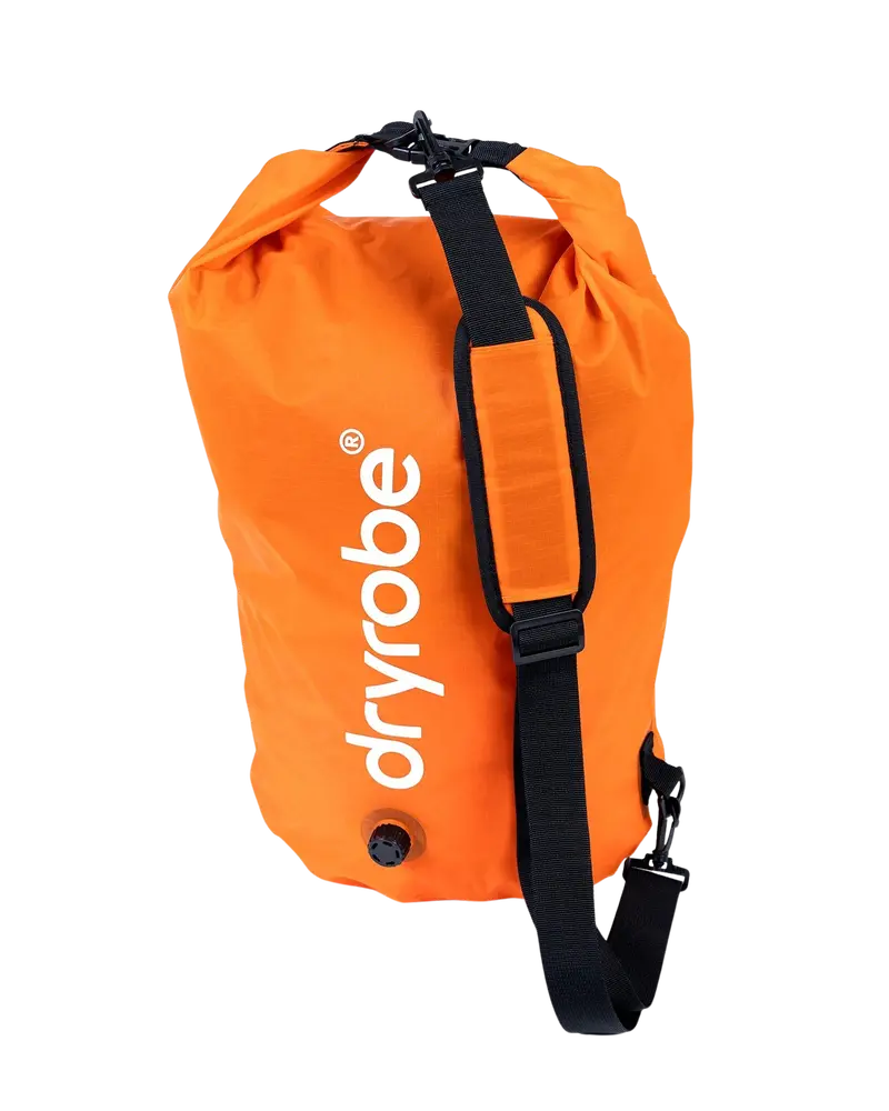 Orange Compression Packing Bag for Efficient Luggage Use