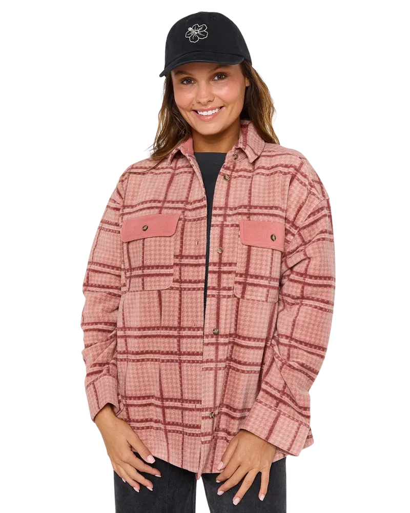 Pacific Rider Flannel Shirt – Burgundy