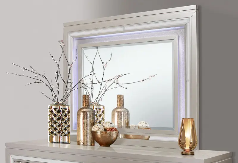 Paris Champagne LED Backlit Wall Mirror