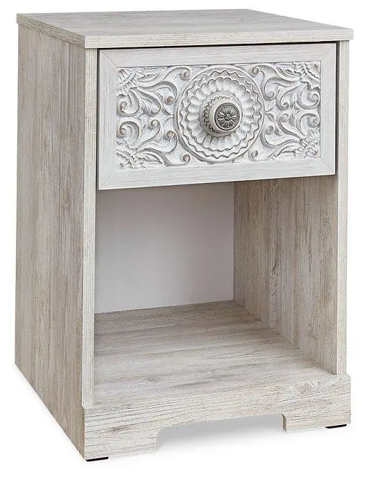 Paxberry Standard Nightstand – Bedroom Side Table with Drawer