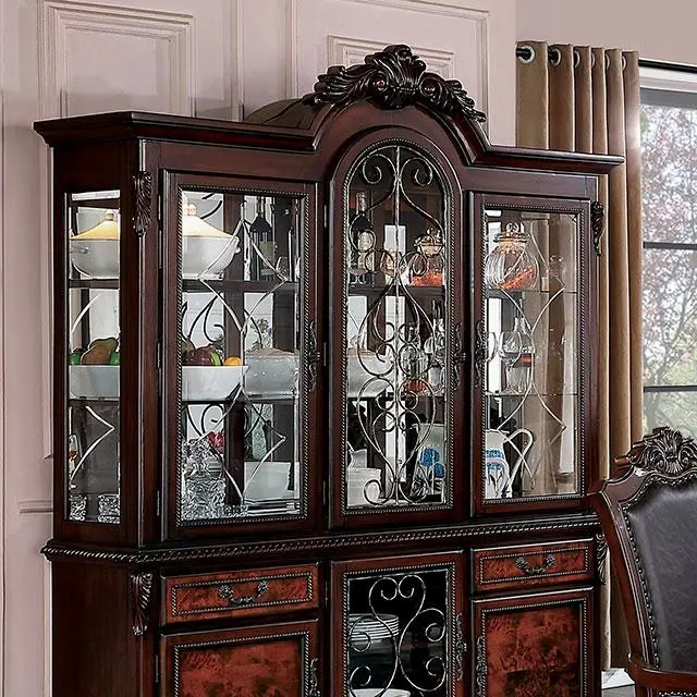 Picardy Hutch and Buffet Combo – Farmhouse-Style Storage & Display Unit