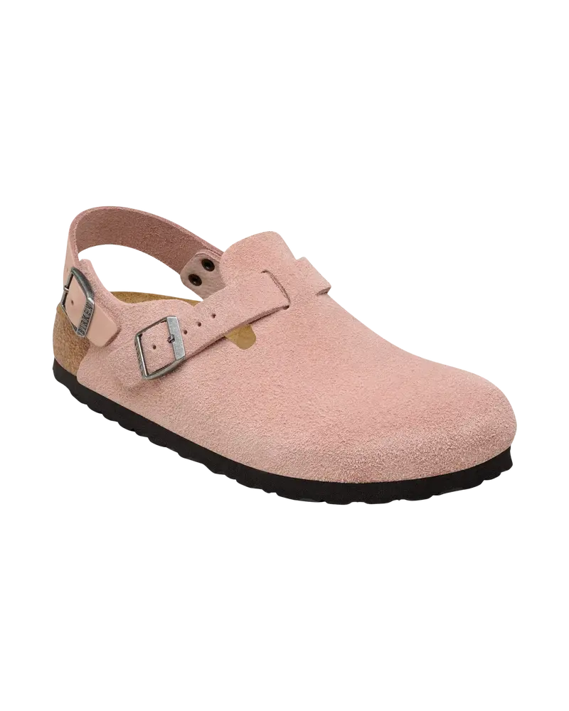 Pink Clay Tokio Suede Leather Shoes