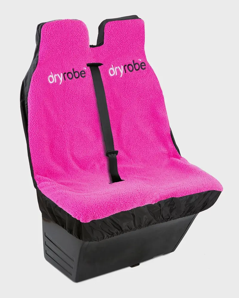 Pink Double Car Seat Cover – Waterproof Vehicle Protection