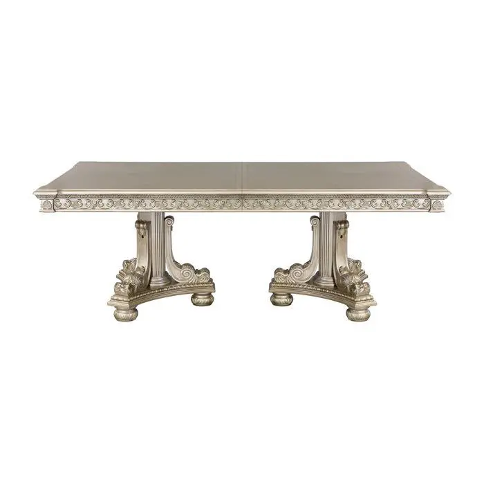 Platinum Gold Catalonia Extendable Rectangular Dining Table (1824PG-112*)