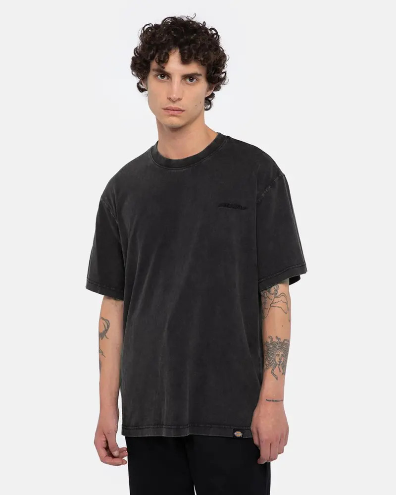 Plentywood Acid Wash Black T-Shirt