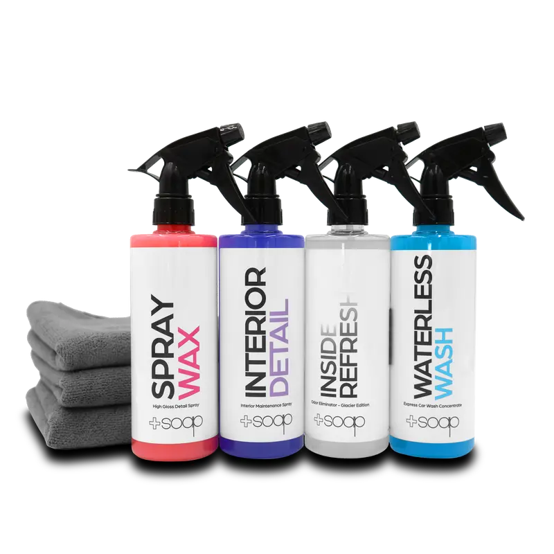 Plus Soap Quick Detailing Starter Kit – All-in-One Care Bundle