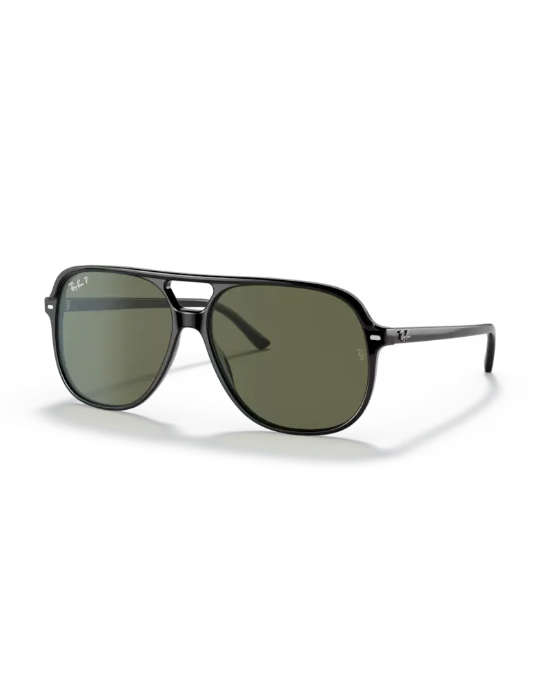 Polarized Polished Black and G-15 Green Bill Sunglasses